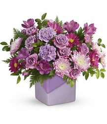 Shades Of Lavender Bouquet from Mona's Floral Creations, local florist in Tampa, FL